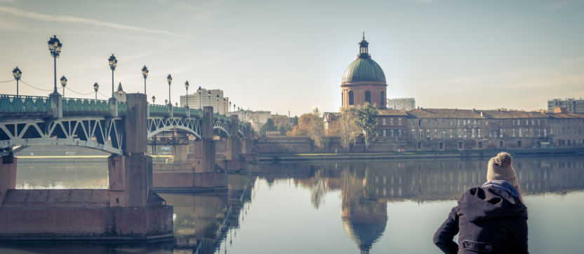 Bords de la Garonne, à Toulouse. 
