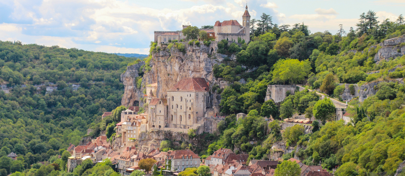 Rocamadour, en Occitanie. 
