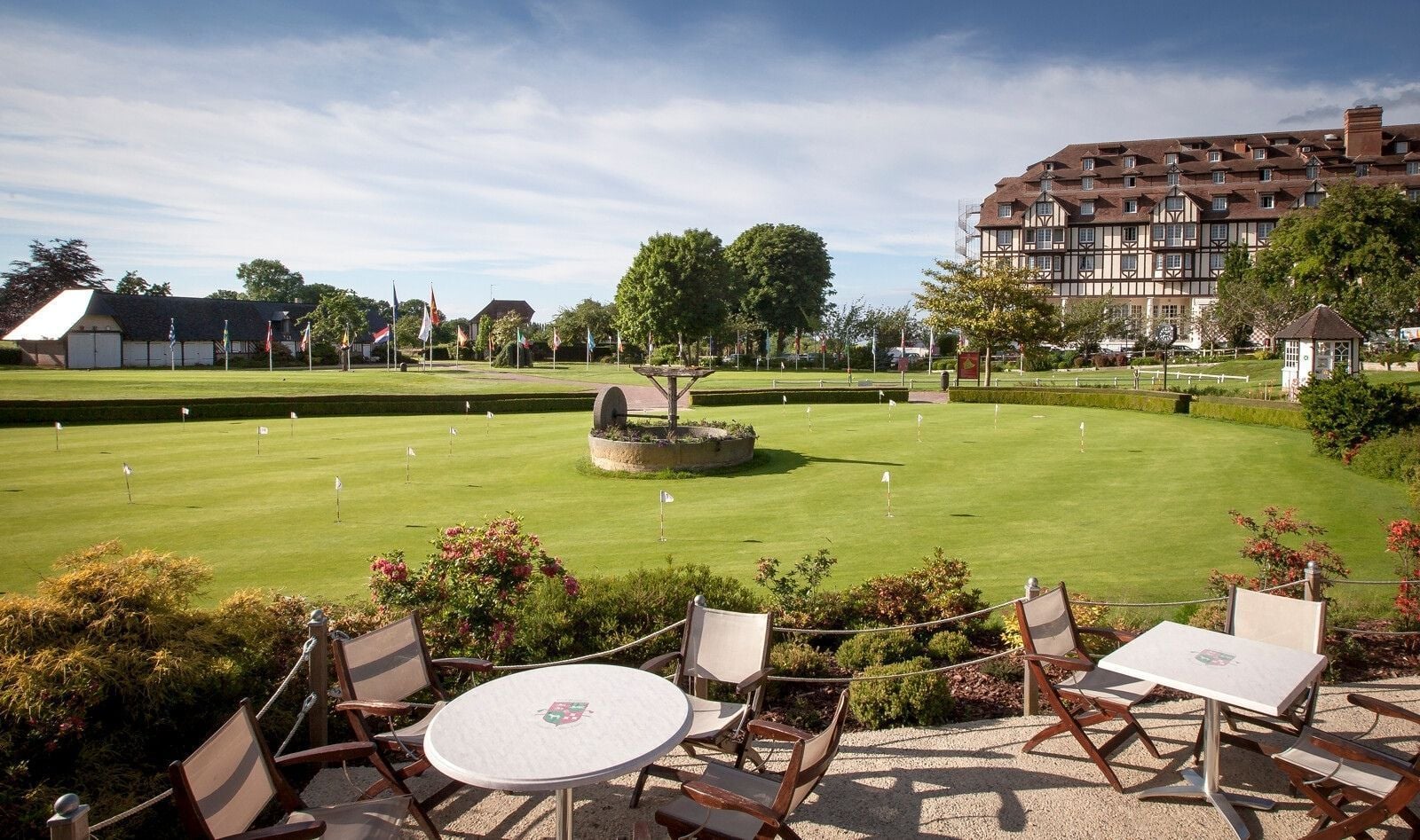 Golf Barriere Deauville in Normandië.