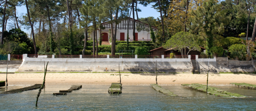 Cap Ferret, dans le bassin d'Arcachon , sur la côte Atlantique. 
