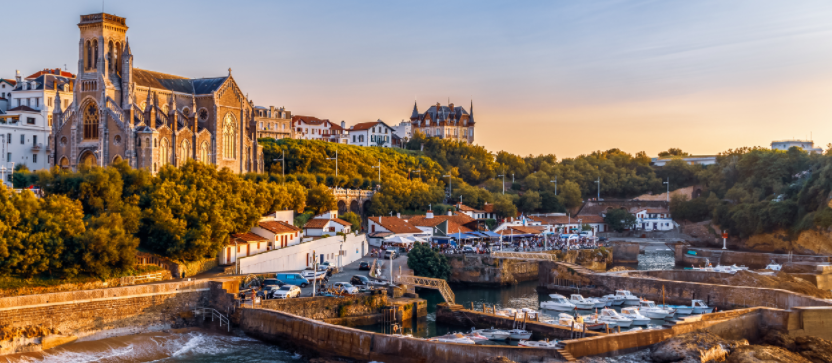 Biarritz, au Pays basque. 