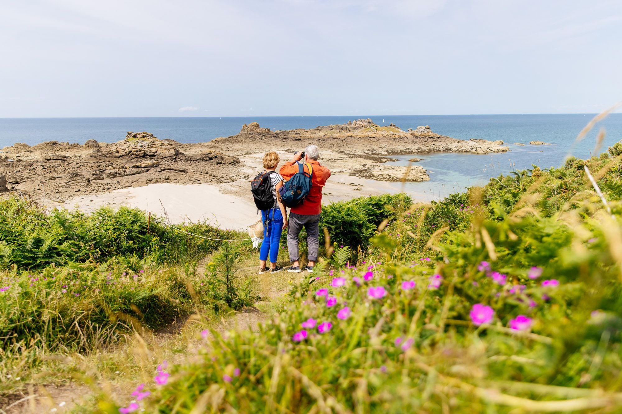 De Ebihens-archipel, een natuurlijke omgeving die alleen bij eb toegankelijk is voor wandelaars