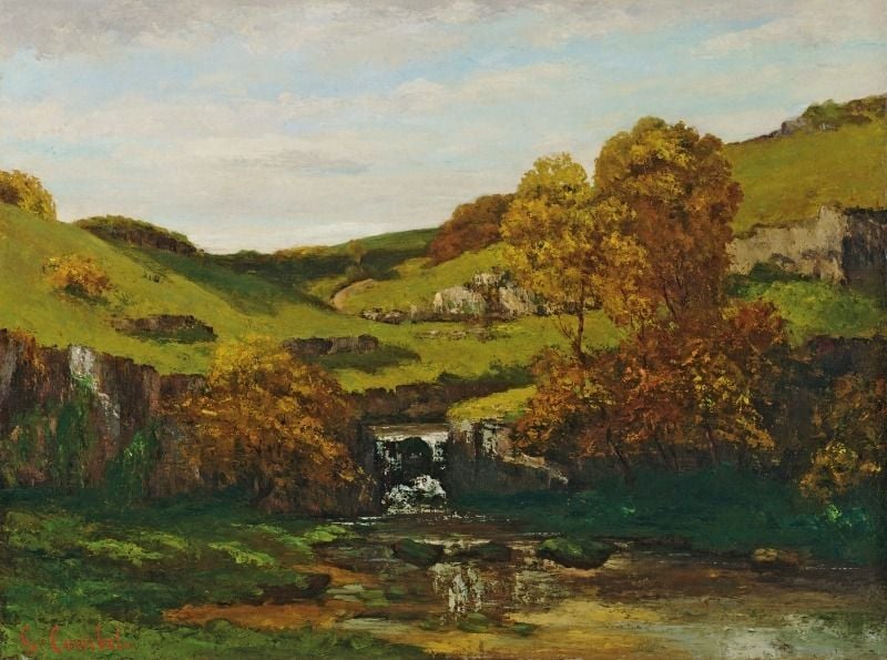 Gustave Courbet, La Vallée de Manbouc (1865)