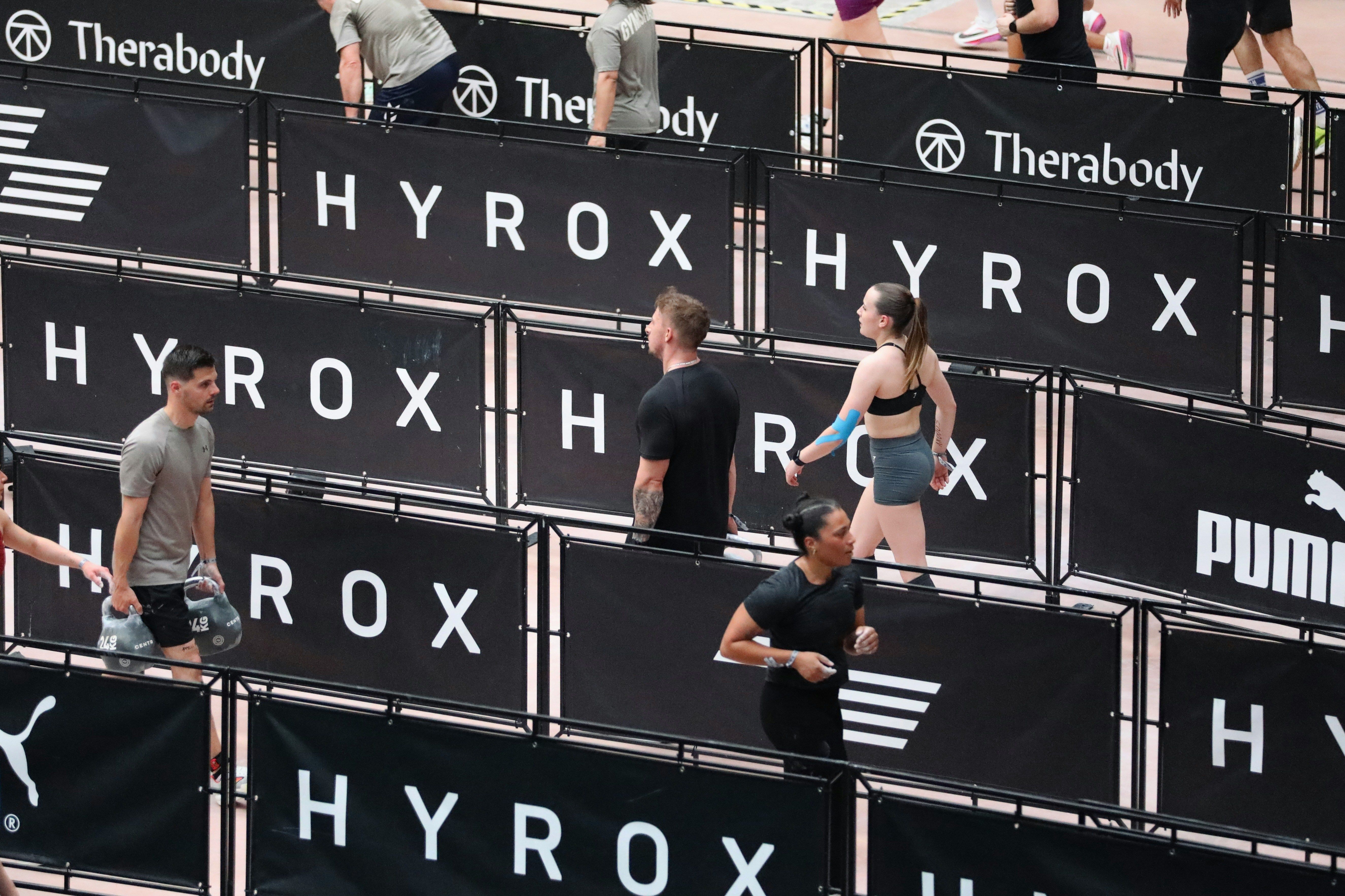 Hyrox in het Grand Palais in Parijs. 