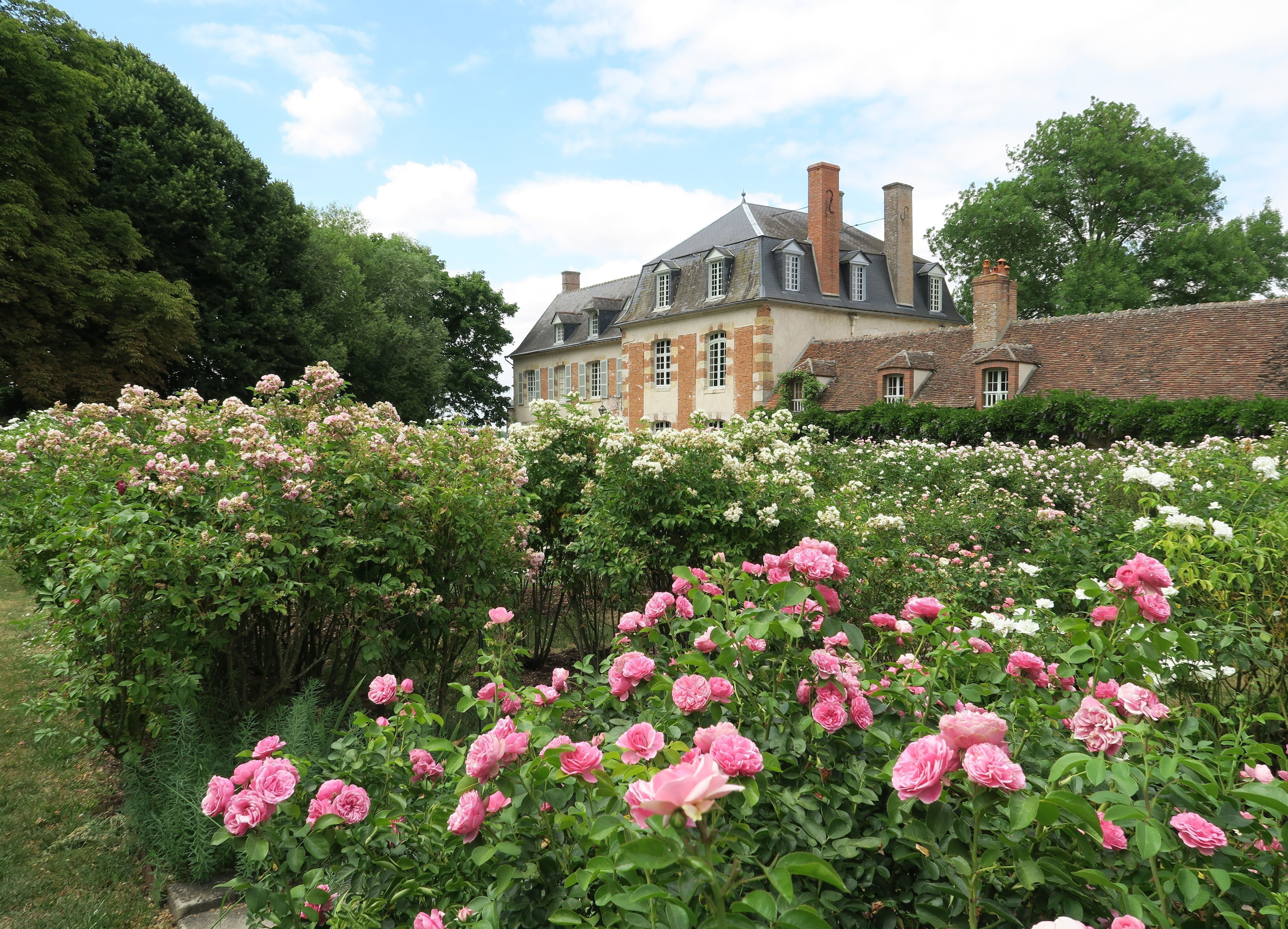 Manoir et jardins de La Javelière, dans le Val de Loire. 