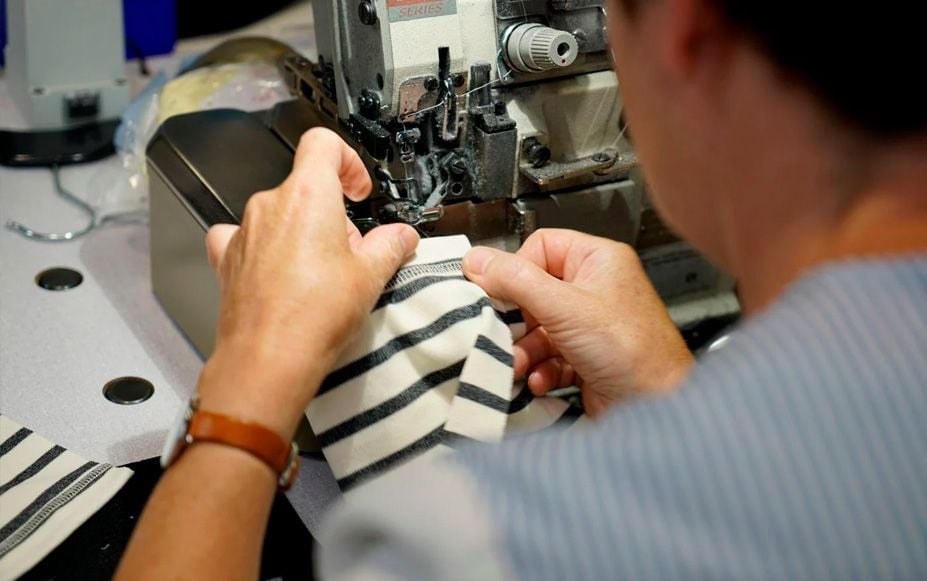 Jerseys marineros Armor Lux, en Bretaña.