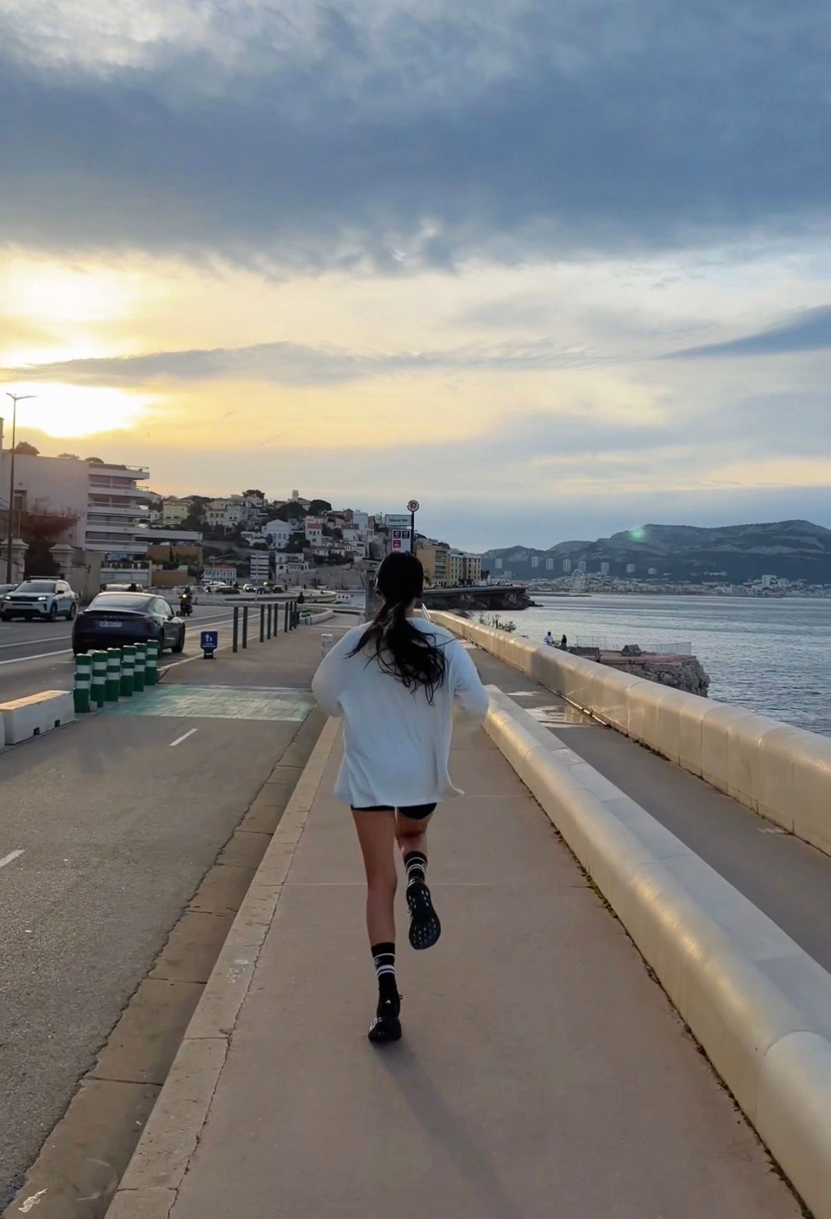 마르세유 해안가 러닝