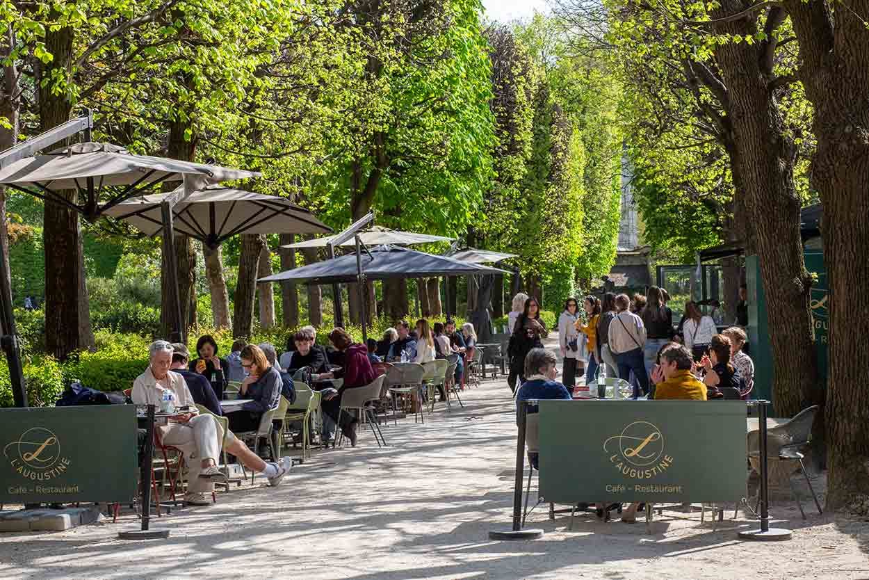 Caffè-ristorante L'Augustine nel giardino delle sculture del Museo Rodin