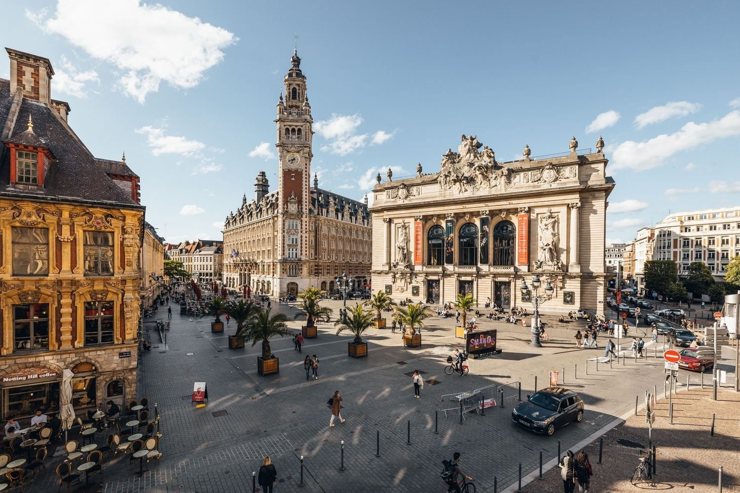 Centro de Lille, en la región de Altos de Francia