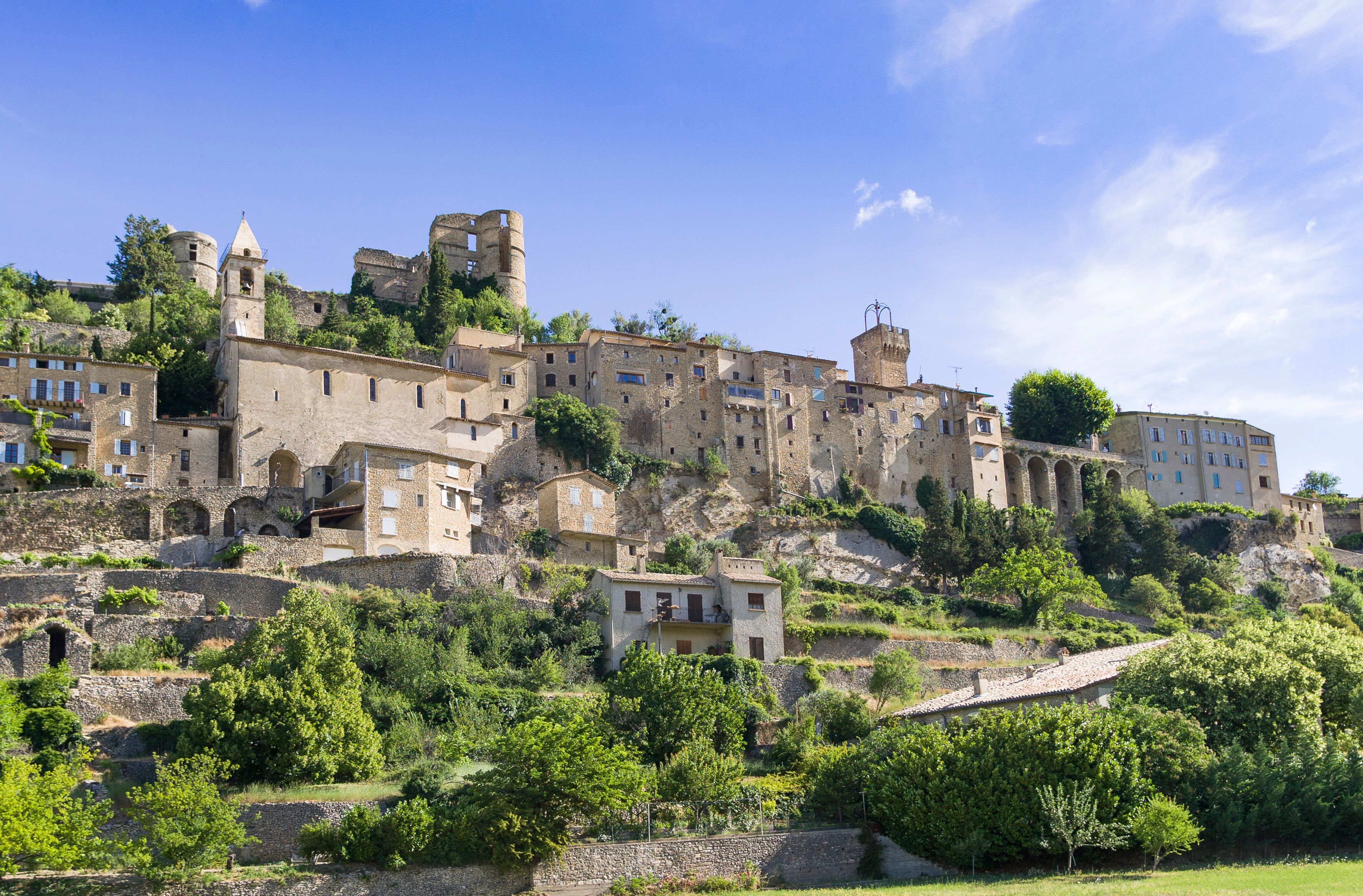 Montbrun-les-Bains in de Drôme.