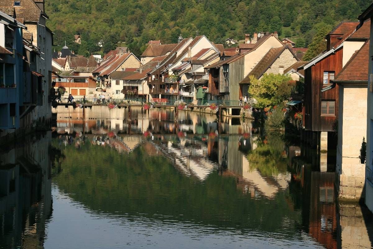 Ormans, Geburtsort des Malers Gustave Courbet