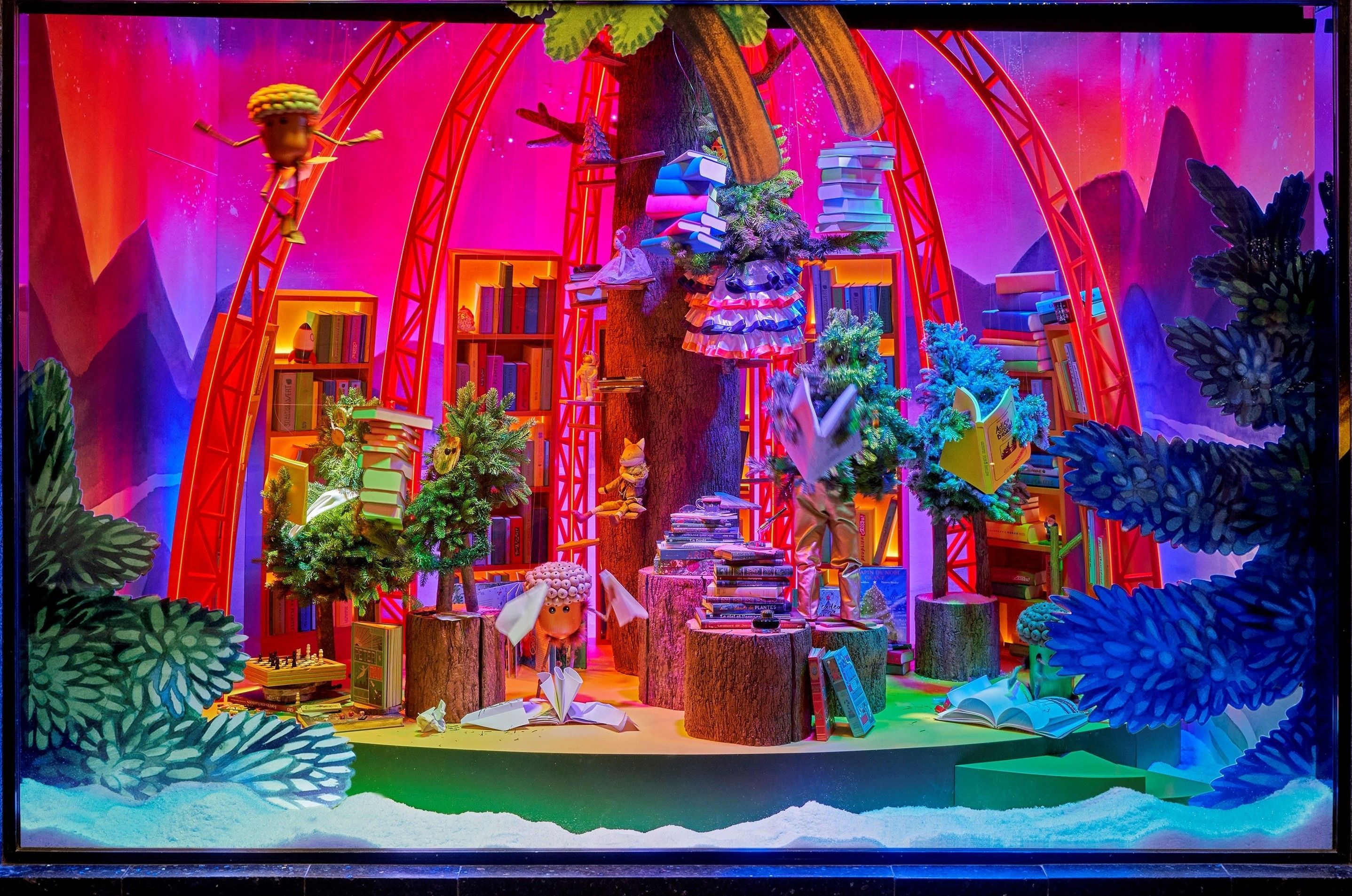 Windows display at Galeries Lafayette