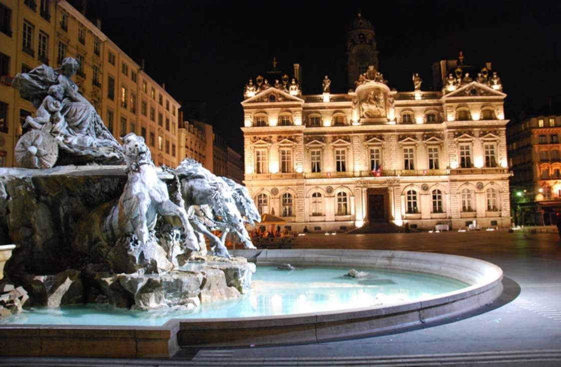 Place des Terreaux i Lyon