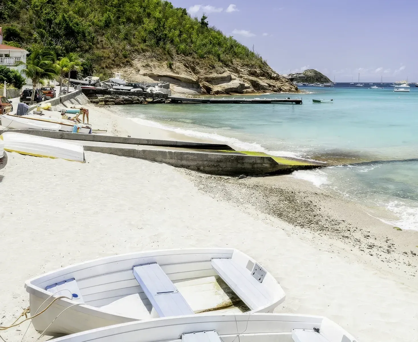 Plage de Corossol, à Saint-Barthélemy