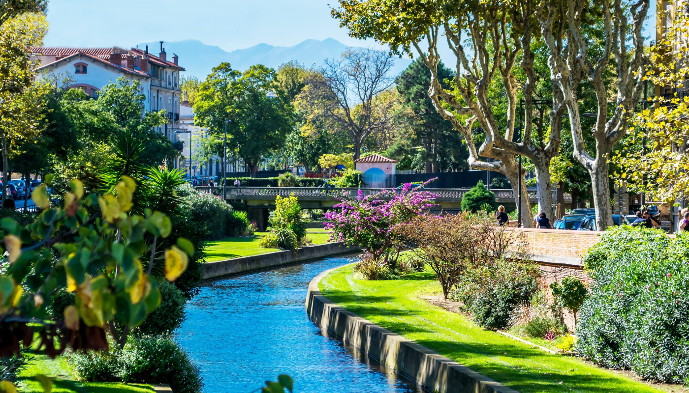 Quai Vauban a Perpignan