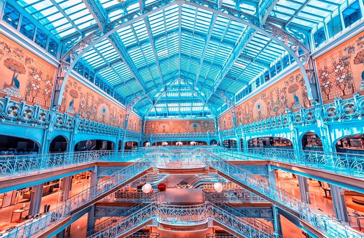 Art Déco en el interior de La Samaritaine, en París