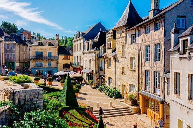 Terrasson in de Dordogne-Périgord.