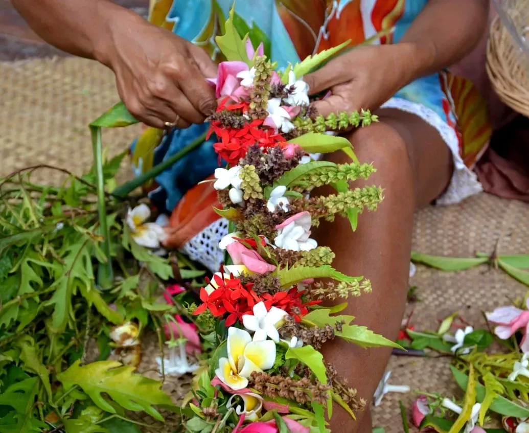 Maceración de las flores de Tiare