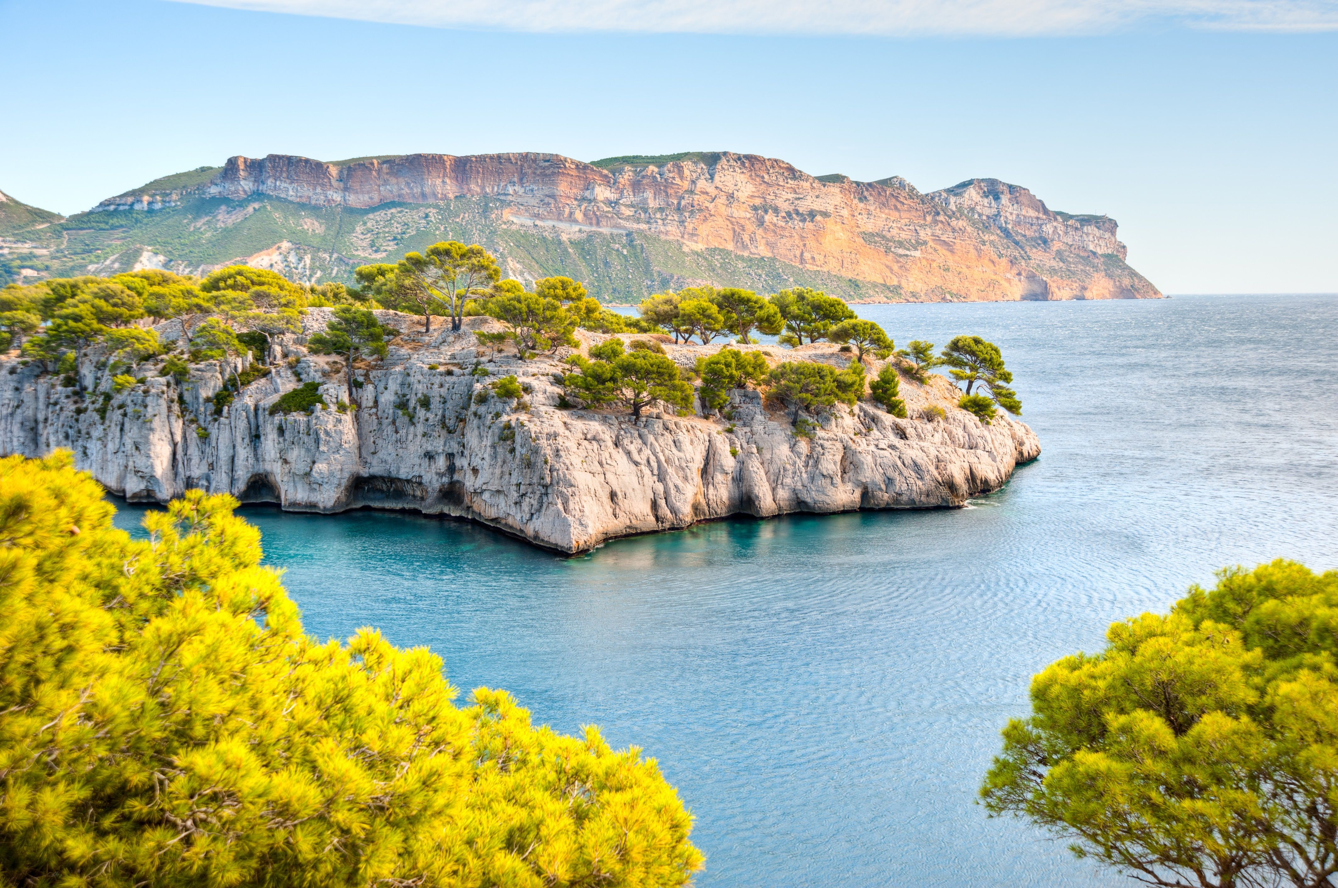 Die Calanques in der Nähe von Cassis in der Provence