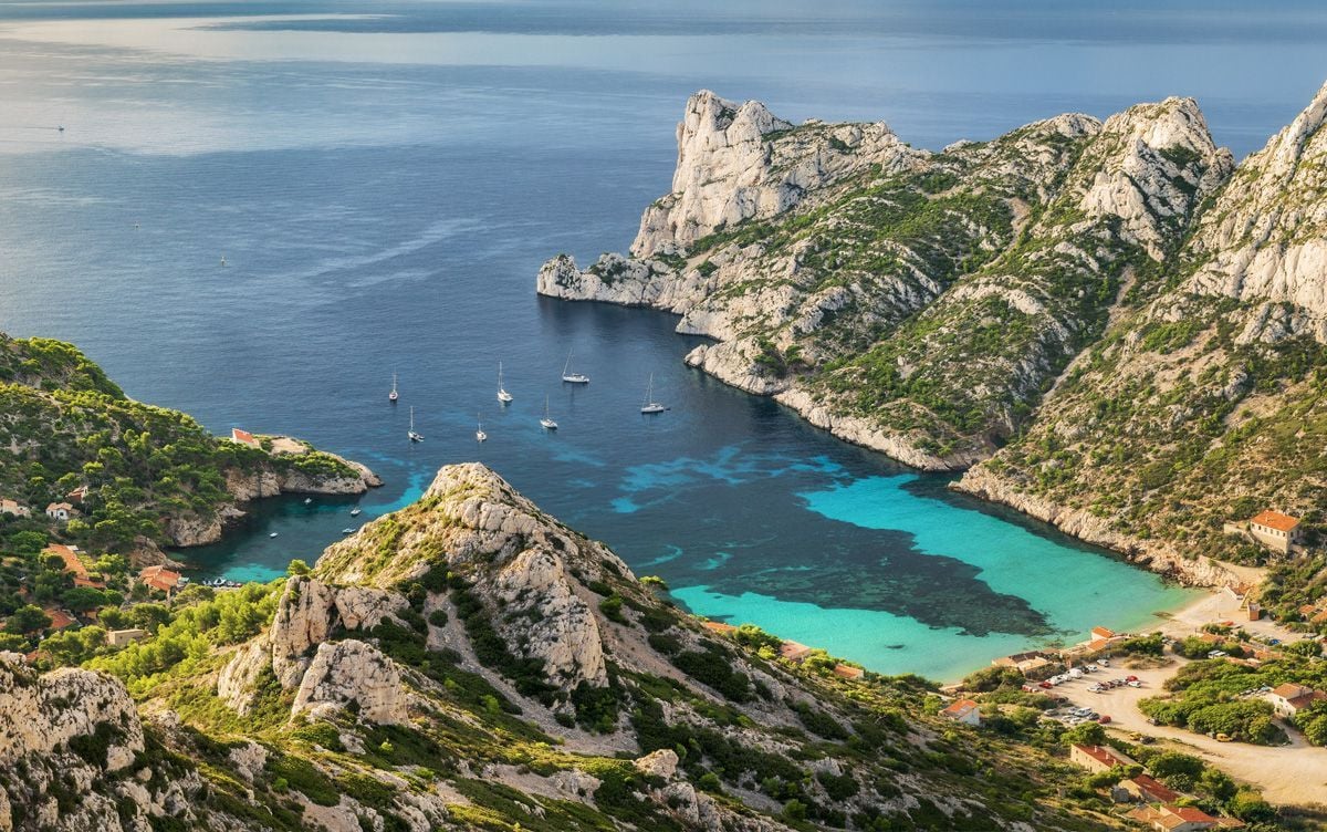 Calanque de Sormiou, cerca de Marsella.