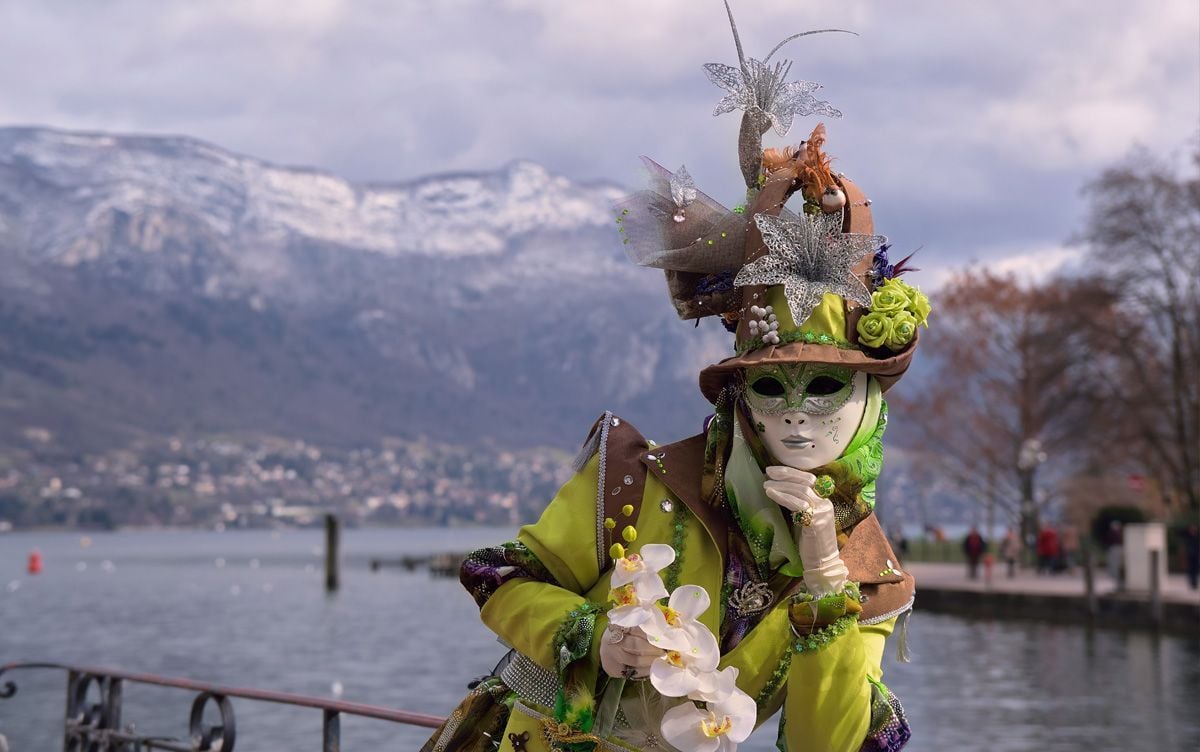 El famoso Carnaval Veneciano de Annecy, en los Alpes.