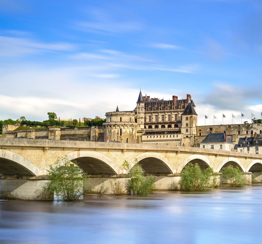 Le château royal d’Amboise, dans le Val de Loire.