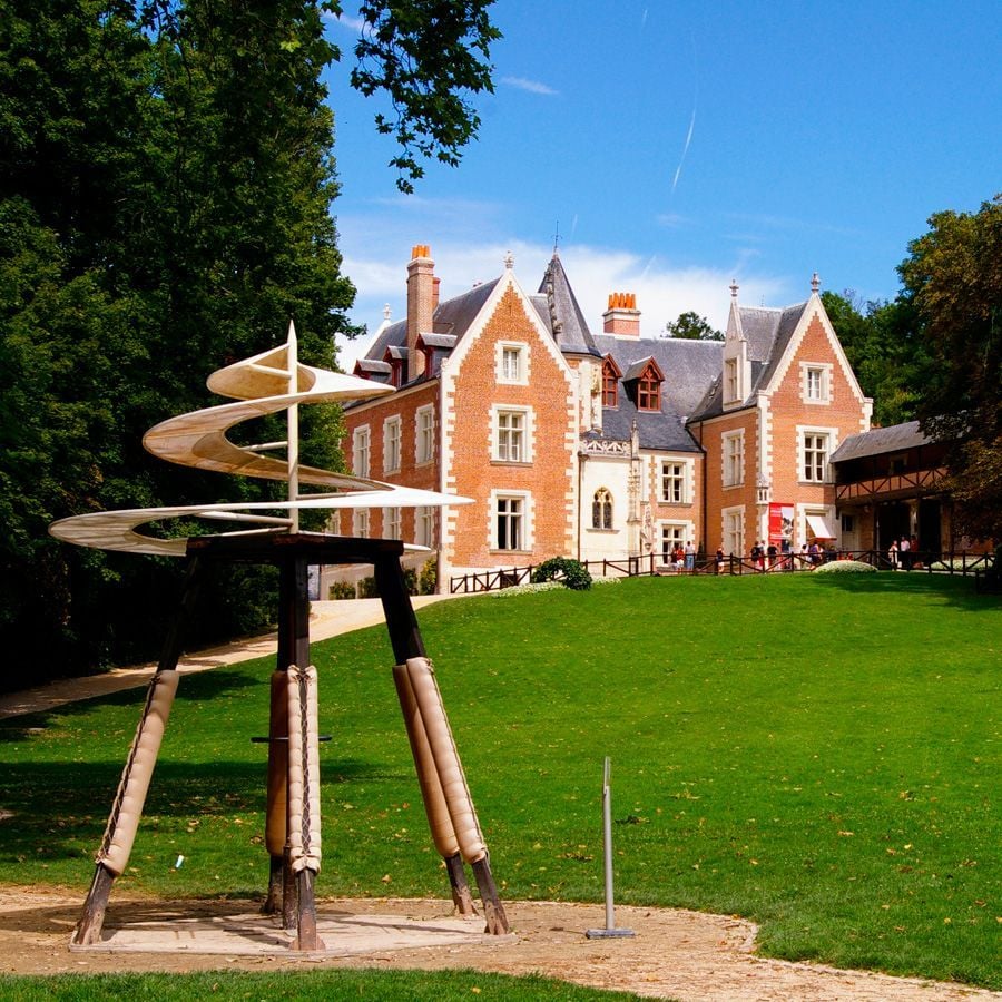 Los inventos de Leonardo da Vinci en el Castillo de Clos Lucé, en el Valle del Loira.