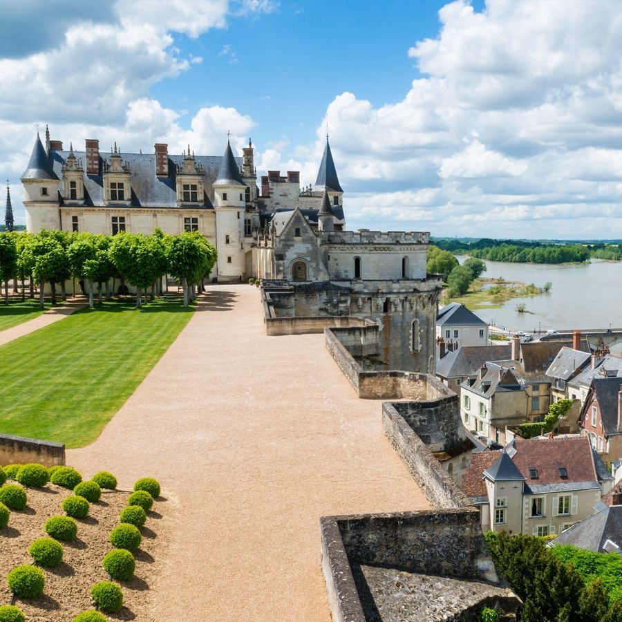 Castillo de Amboise, en el Valle del Loira.