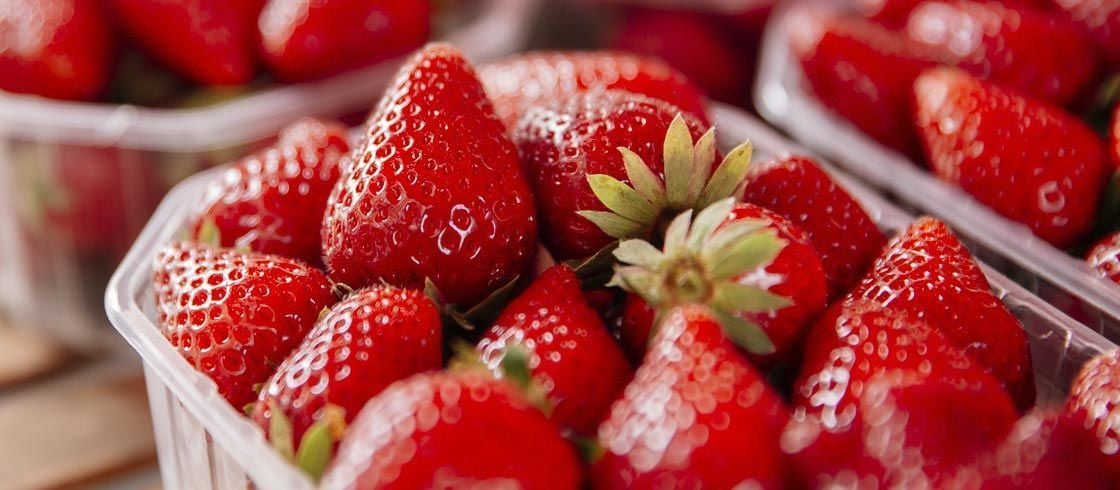 Aardbeien uit de Périgord.