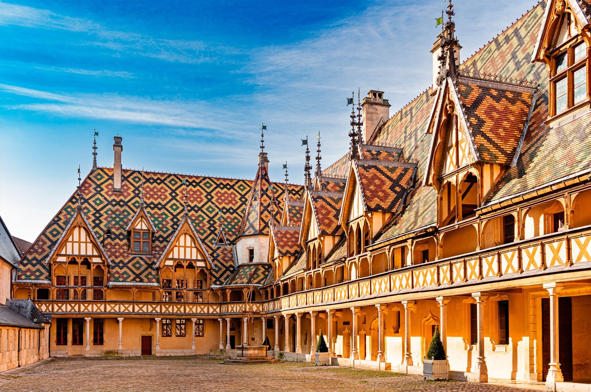 Hospices de Beaune, en Borgoña.