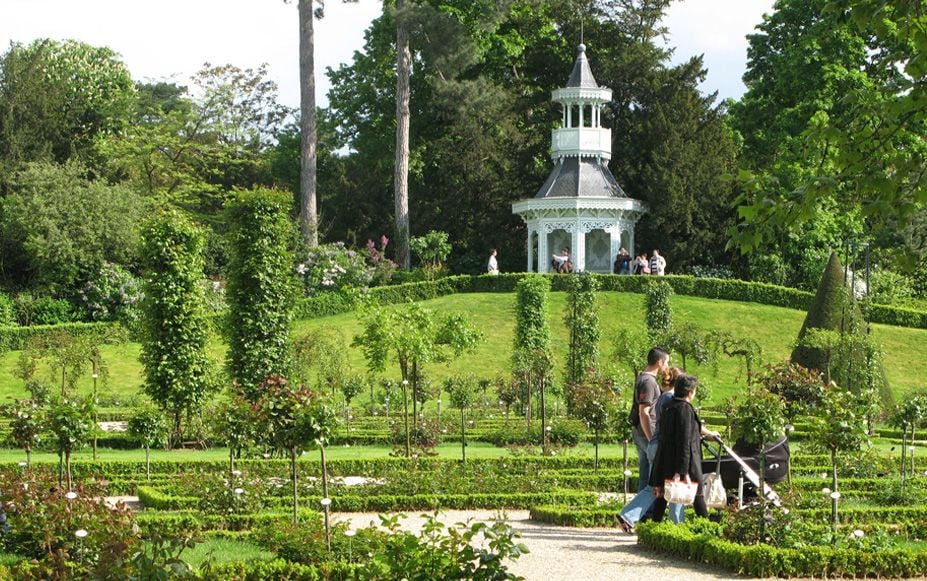 Parque de Bagatelle, en París.