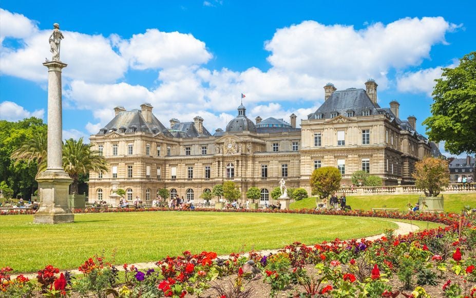 Jardín de Luxembourg, en París.