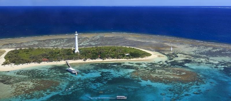 The French islands New Caledonia in Pacific Ocean, Unesco listed
