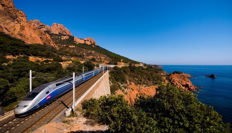 Coming to France by train