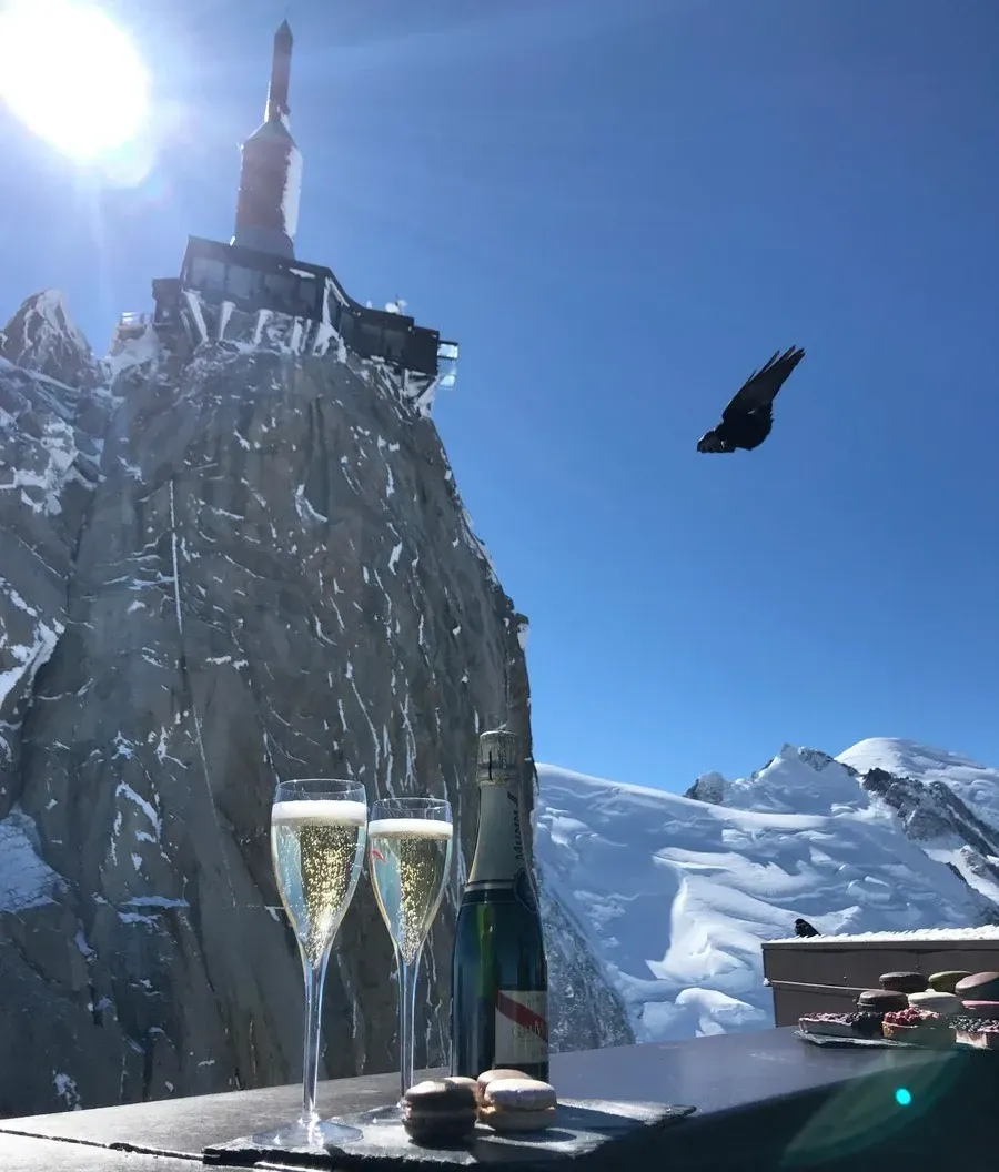 Le 3842, restaurante en La Aiguille du Midi
