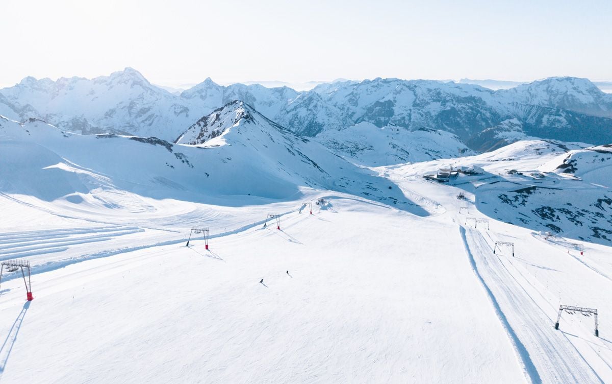 Pista de esquí de Les 2 Alpes.