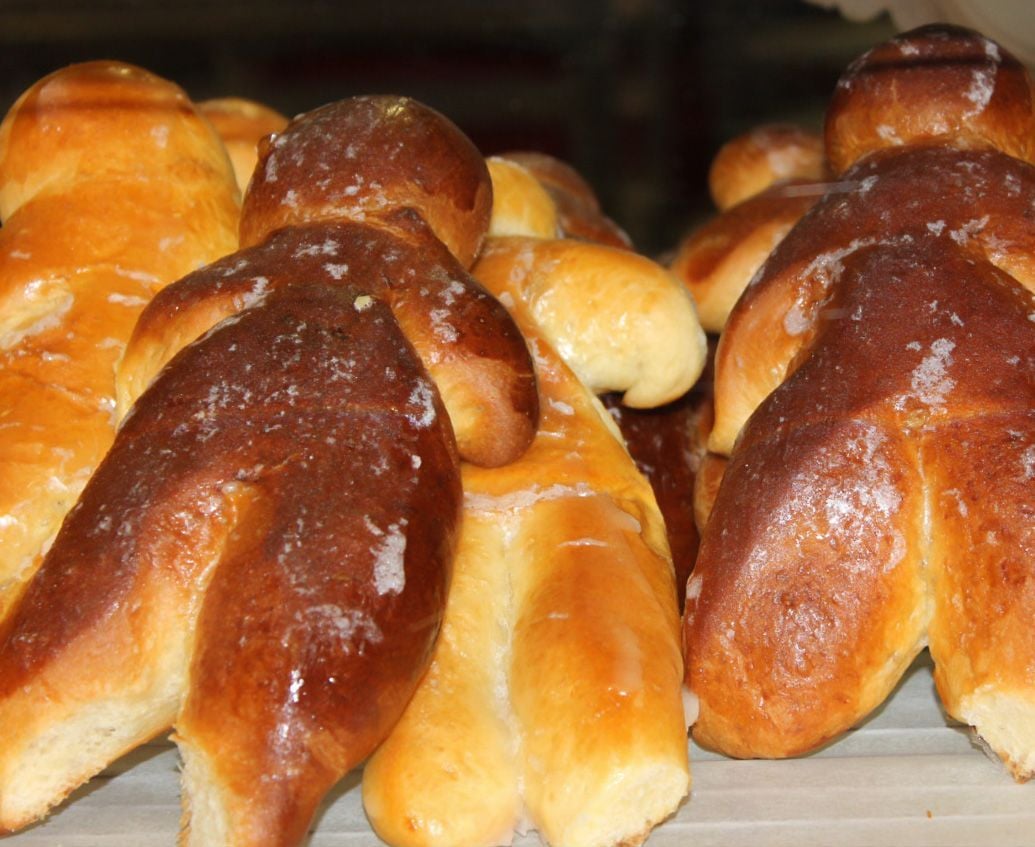 Mannele, el dulce de Alsacia en Adviento.