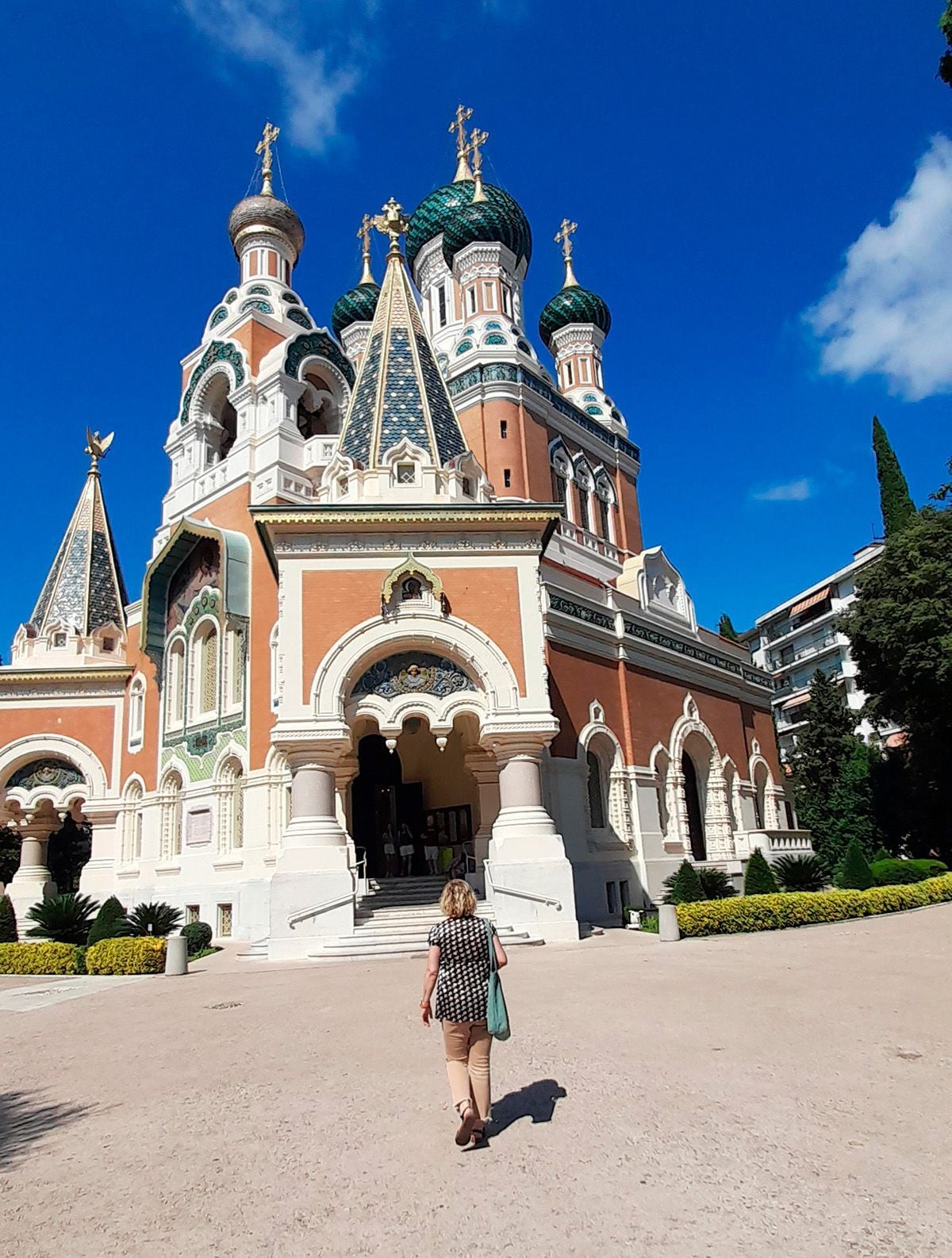 La catedral ortodoxa rusa de San Nicolás en Niza