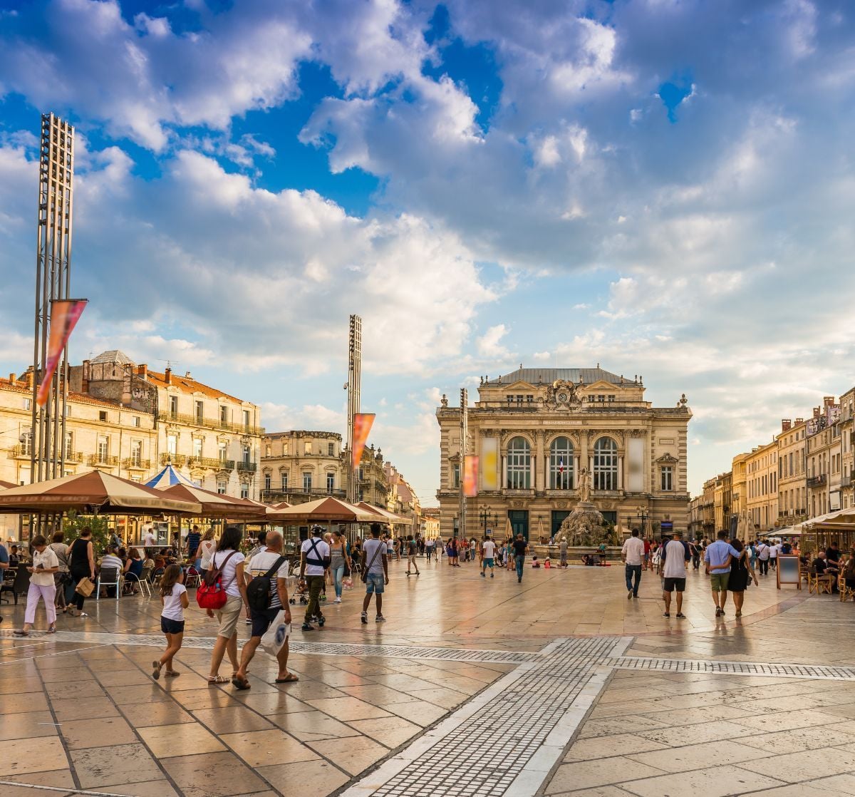 Place de la Comédie, Montpellier, Sydfrankrig