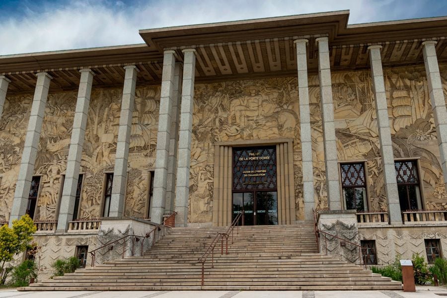 Palais de la Porte Dorée, en París.