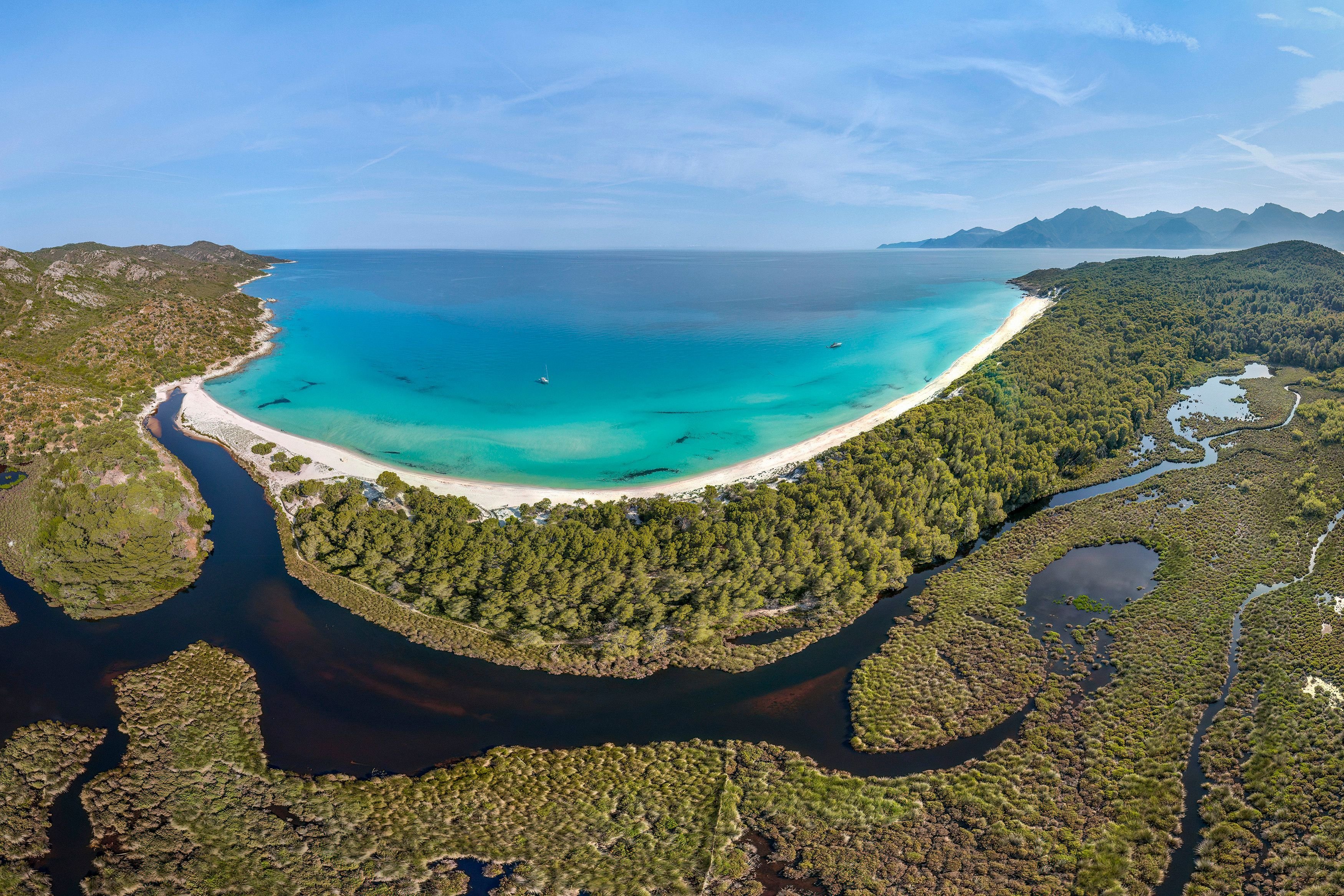 Strand von Saleccia auf Korsika