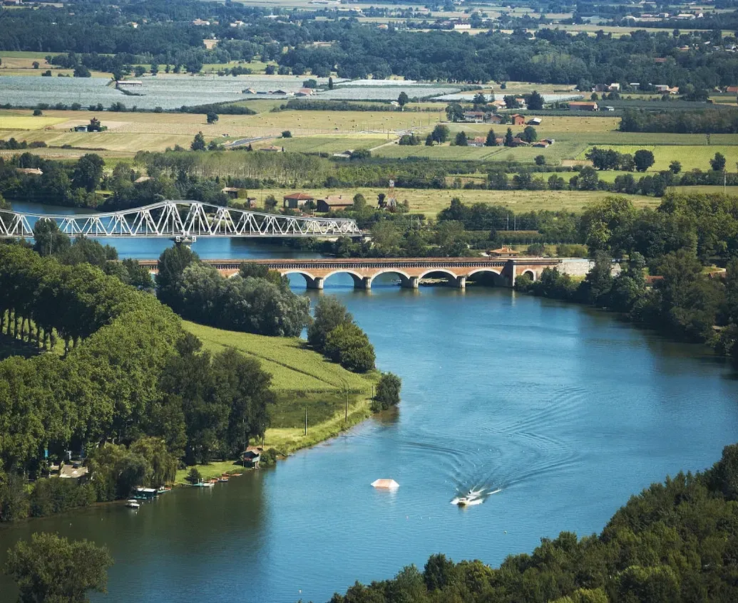 Canal du Midi - an der Schleuse von Laval