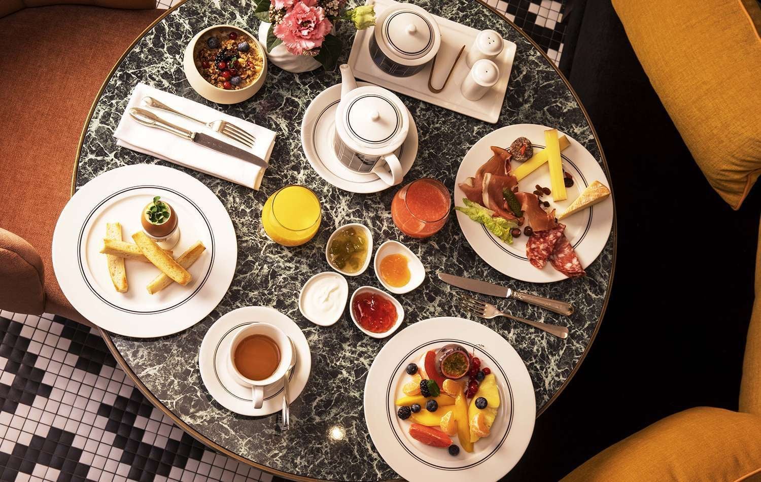 Un desayuno excepcional.