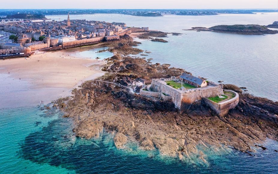 Saint-Malo y el Fort National.