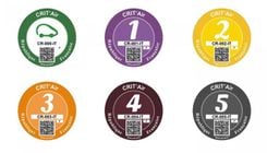The Crit’Air anti-pollution vehicle sticker