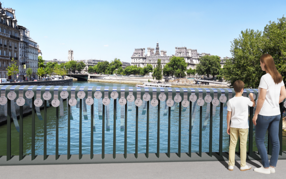Pont Saint-Louis, Paris. 